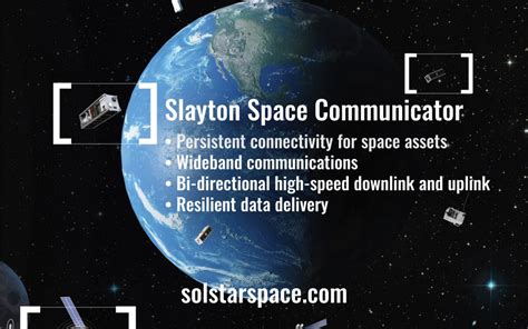 Solstar Space Awarded Million Ussf Contract For Slayton Wideband Space