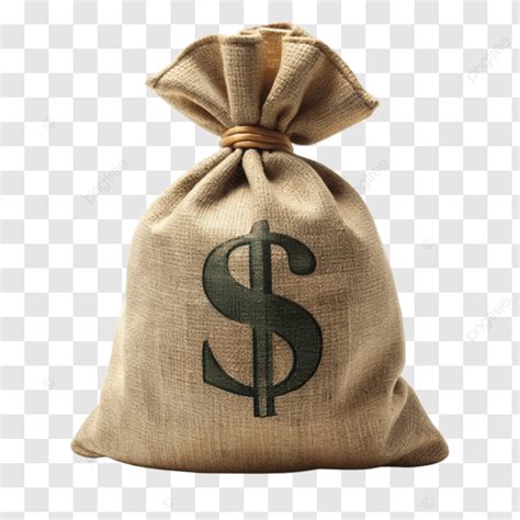 Realistic Money Bag Clipart Transparent Background Money Bag Money