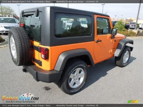 2012 Jeep Wrangler Sport S 4x4 Crush Orange Black Photo 6