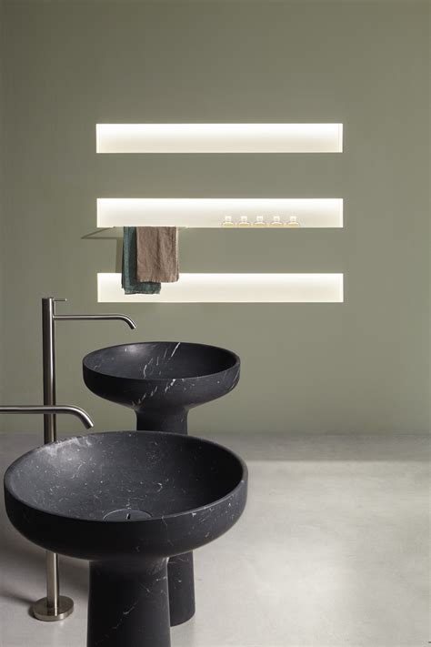 Aluminium Bathroom Wall Shelf Ombra By Antonio Lupi Design Design