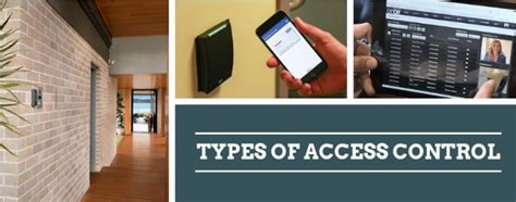 5 different types of access control - Dicsan Technology