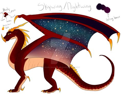 Skywing/Nightwing Adoptable by CleverlyNamedAdopts on DeviantArt