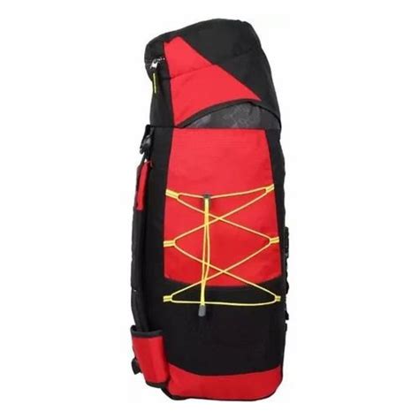 Polyester Red Black Ranger 45L Top Load Rucksack Bag Number Of