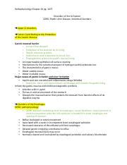 Disorders Of The Gi System Docx Pathophysiology Chapter Pg