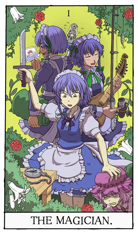 Touhou Tarot Cards Part 2the Magician R2hujerk