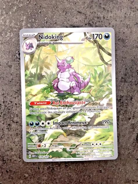 CARTE POKÉMON NIDOKING 174 165 ultra rare EV3 5 écarlate et violet 151