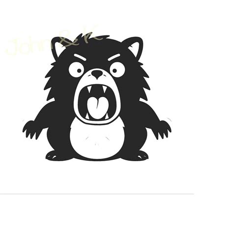 Tasmanian Devil Svg Australia Marsupial Vector Tasmanian D Inspire