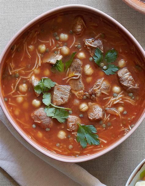 Soupe harira pour 4 personnes Recettes Elle à Table