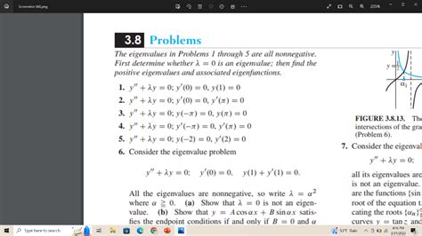 Solved The Eigenvalues In Problems Through Are All Chegg