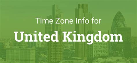 Time Zones in the United Kingdom