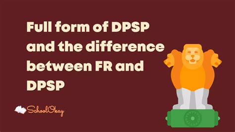 Full Form Of Dpsp And The Difference Between Fr And Dpsp