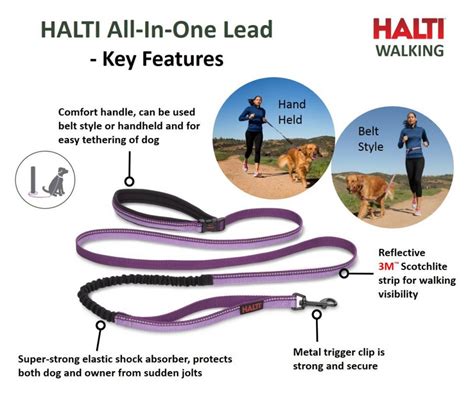 The Company Of Animals Dog Halti Lead Harness Collar All In One Lead