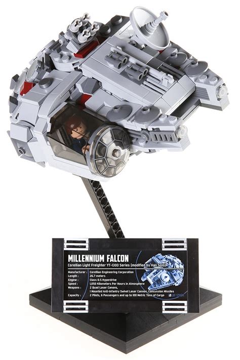 This micro Lego Millennium Falcon is quite cute