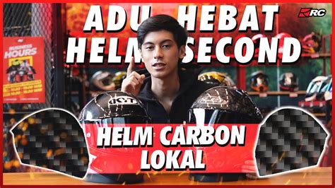 komparasi kyt nx race carbon  njs zx   helm carbon lokal pride