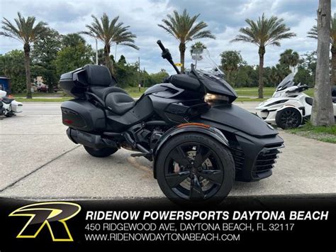 Can Am Spyder F T Rotax Ace For Sale In Daytona Beach Fl