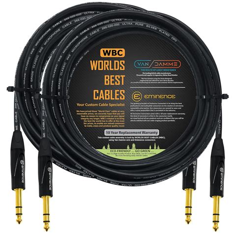 Worlds Best Cables Units Meter Van Damme Tour Grade Classic Xke