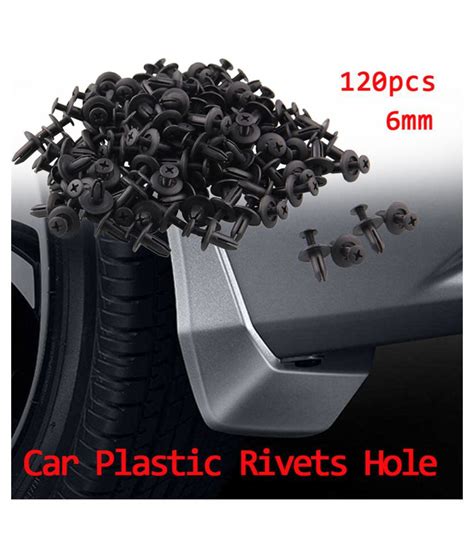 Car Plastic Rivets Hole Dia Fastener Fender Bumper Push Pin Clips Clip 120 X 6mm Buy Car