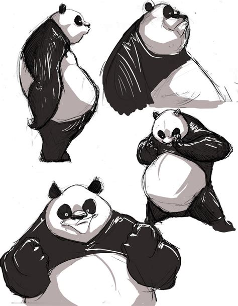 panda sketches by cereal199 on DeviantArt