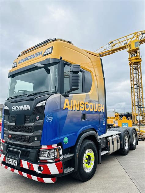 Five New Scania Sxt T X Trucks Delivered To Ainscough Crane