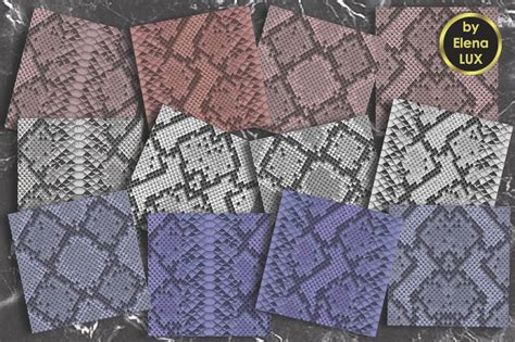 16 Snakeskin Seamless Patterns (140417) | Patterns | Design Bundles