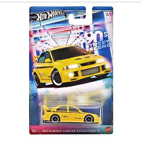HOT WHEELS 90s Street Scene 2 5 autíčko Mitsubishi Lancer Evolution VI JCB58 za 113 Kč Allegro