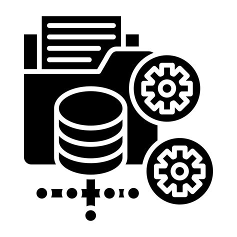 Data Processor Icon Style 21208277 Vector Art At Vecteezy