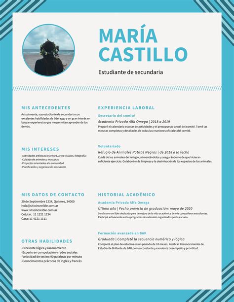 P Gina Plantillas Para Curriculum Vitae Para Editar Gratis Canva