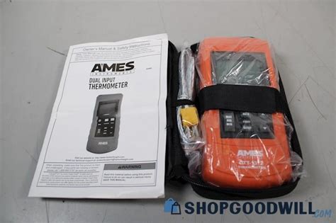 Ames Instruments Dtt Dual Input Contact Thermometer Dual Temp