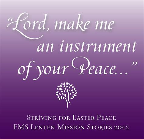 Reflect on the Franciscan Peace Prayer with FMS this Lent | Franciscan ...