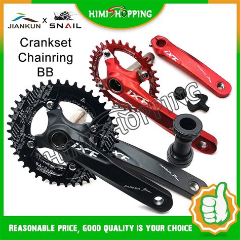 IXF MTB Crankset 104bcd Mountain Bike Bicycle Hollow Integrated Crank