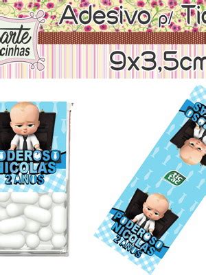 Adesivo De Tic Tac Poderoso Chefinho Compre Produtos Personalizados