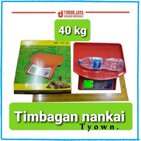 Jual Bahan Bangunan PROMO TIMBANGAN DUDUK DIGITAL Buah Sayur 40 KG