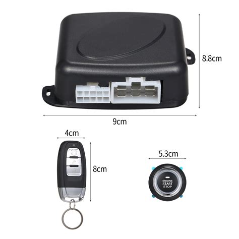 Passive Keyless Entry Car Alarm System Car Keyless Entry Starter System Lock Unlock Push Button