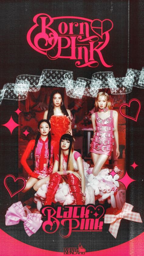 Blackpink Born Pink Wallpaper Ver1 Y2k Posters Kpop Posters Girl