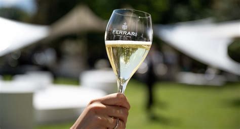 Ferrari Trento Celebrates Years Glass Of Bubbly