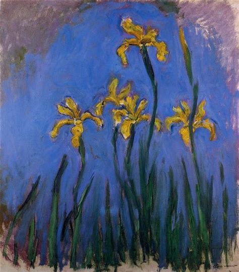 Yellow Irises, 1914 - 1917 - Claude Monet - WikiArt.org