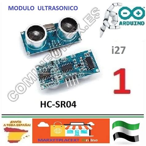 Módulo Ultrasónico HC SR04 Sensor Transductor de Medición de Distancia