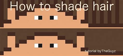 how to shade hair in minecraft