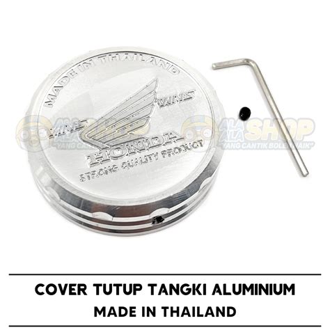 Jual Cover Tutup Tangki Bensin Vario Beat Scoopy Alumunium CNC Thailand