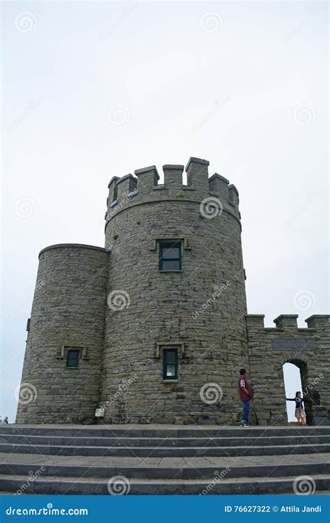 O`Brien`s Tower, Cliffs of Moher, Ireland Editorial Photography - Image ...