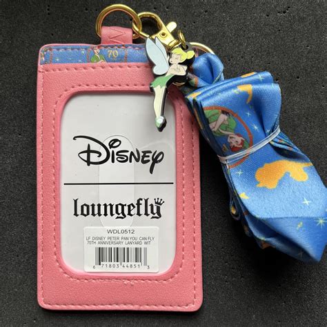 Peter Pan Th Anniversary You Can Fly Loungefly Cardholder Lanyard