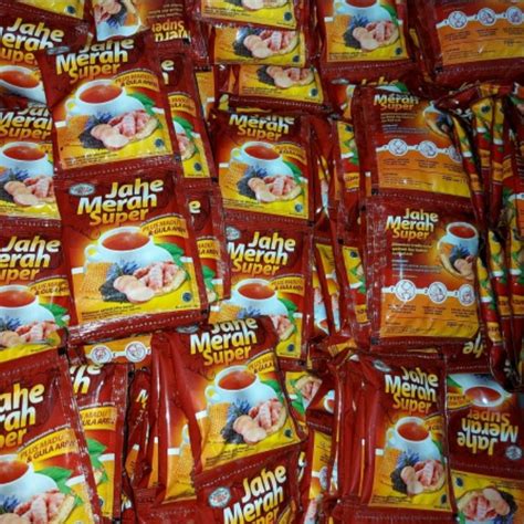 Jual Jahe Merah Super Ratu Lebah Plus Madu Dan Gula Aren Isi 12 Sachet