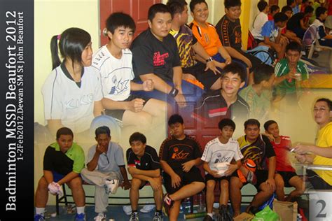 SMK Kota Klias Beaufort Sabah Kejohanan Badminton MSSD Beaufort 2012