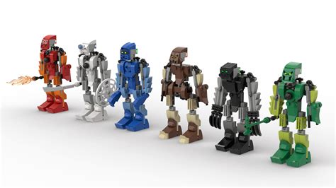 All The Toa Mata Done In The Gwp Tahu Style Rbioniclelego