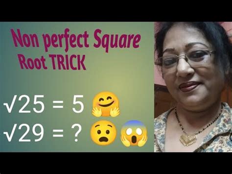 Non Perfect Square Root Trick Square Root Maths Trick