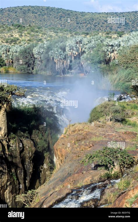 The Epupa Falls Also Known As Monte Negro Falls In Angola Are Created