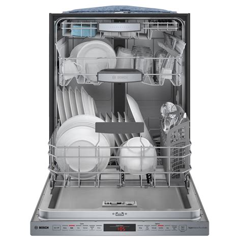 Built In Bosch 800 Series Dishwasher 24 In Stainless Steel Energy