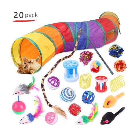 20 pcs assorted cat toys – The Paws Corner