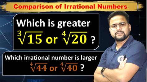 Comparison Between Irrational Number How To Compare Irrational