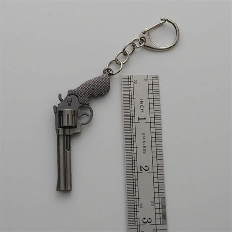 357 Revolver Pistol Weapon Gun Model Metal Keyring Keychain Mini Key Ring Chain Ebay